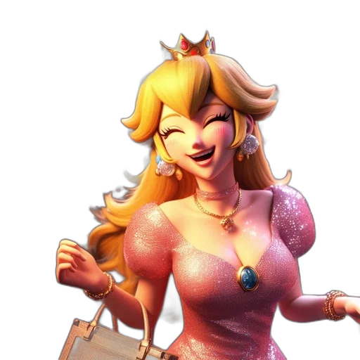 crown, dress, staff, concept art transparent PNG cut-out