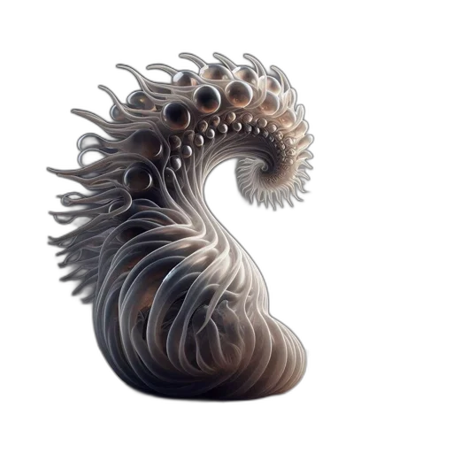 dragon, creature, hair, animal transparent PNG cut-out