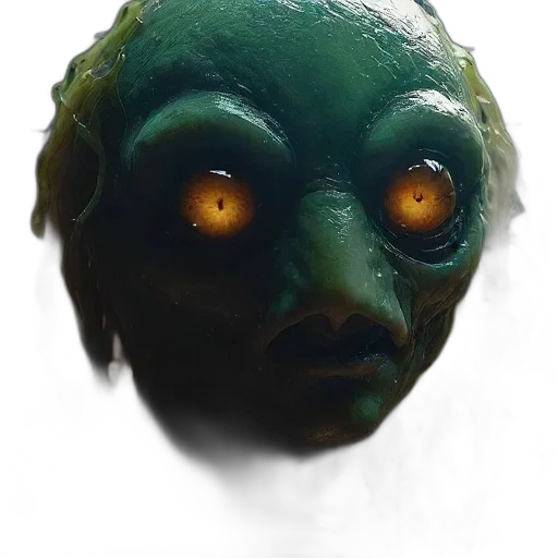 mask, creature, face, staff transparent PNG cut-out