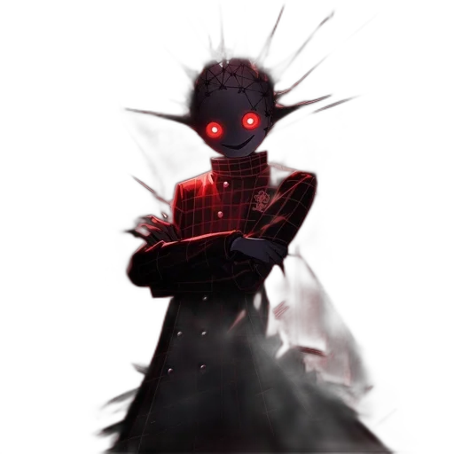 robot, mask, creature, staff transparent PNG cut-out