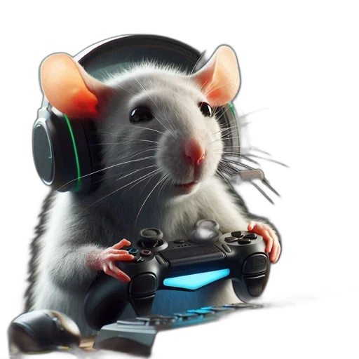 animal, concept art, cyberpunk, 3d render transparent PNG cut-out
