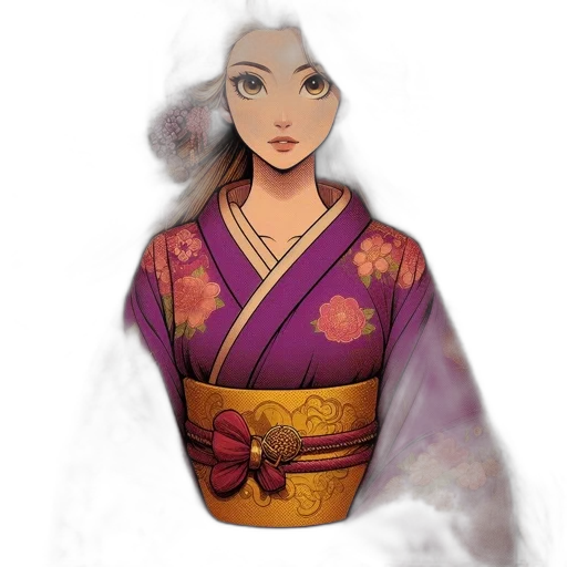 dress, staff, jewelry, face transparent PNG cut-out