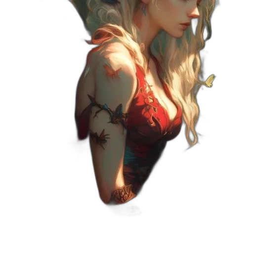 face, mask, dress, crown transparent PNG cut-out