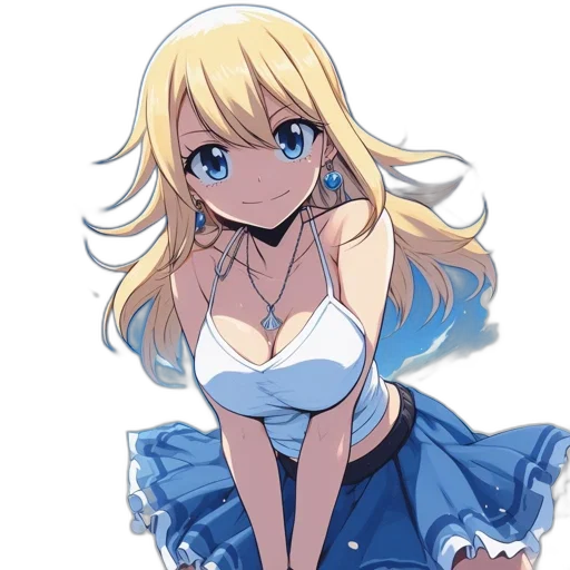 dress, flower, staff, robot transparent PNG cut-out