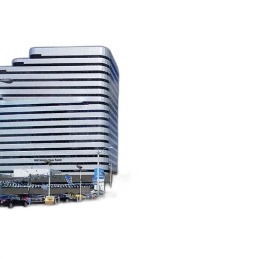 building, car, 3d render, photorealistic transparent PNG cut-out