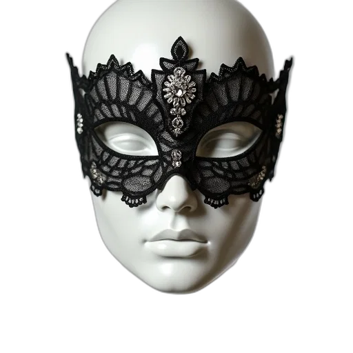 mask, crown, jewelry, face transparent PNG cut-out