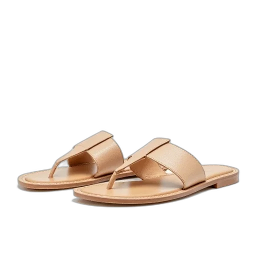 shoes, pair, beige, sandals transparent PNG cut-out
