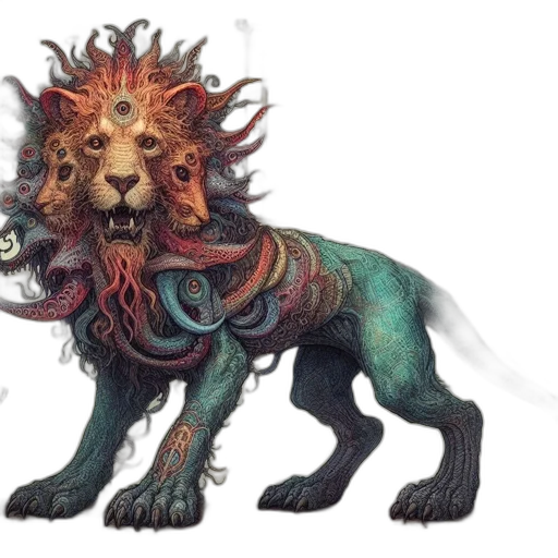 creature, animal, staff, dragon transparent PNG cut-out