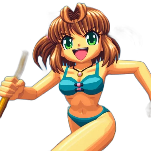 staff, weapon, pixel art, anime transparent PNG cut-out
