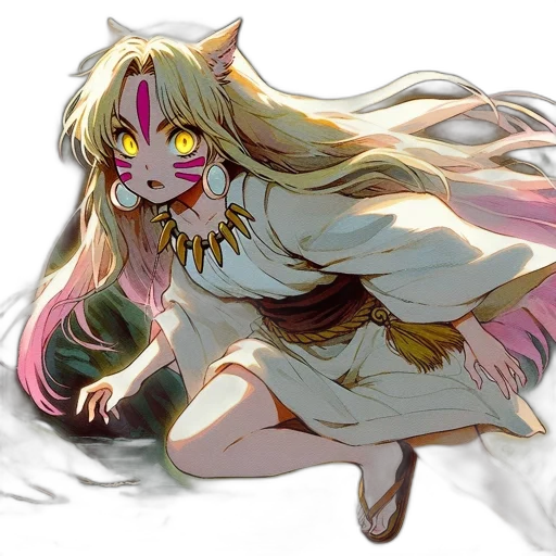 creature, mask, hair, dragon transparent PNG cut-out