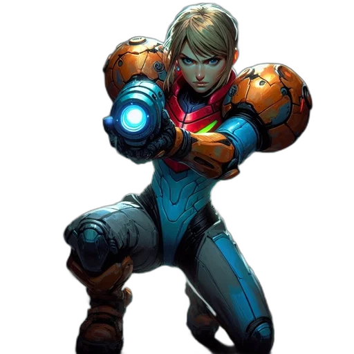 robot, weapon, staff, jacket transparent PNG cut-out