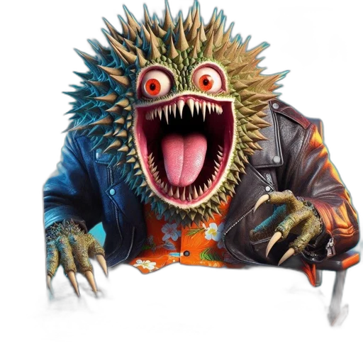 creature, jacket, animal, mask transparent PNG cut-out