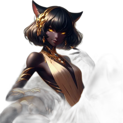 staff, mask, dress, fantasy art transparent PNG cut-out