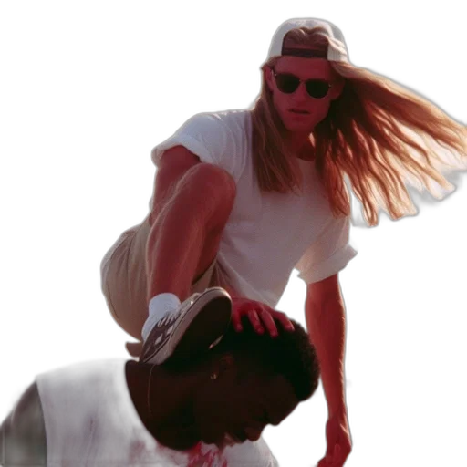 animal, creature, hair, vaporwave transparent PNG cut-out