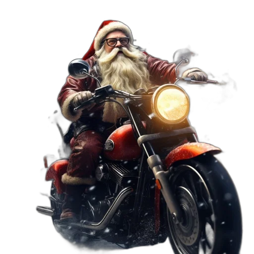 photorealistic, concept art, santa, claus transparent PNG cut-out