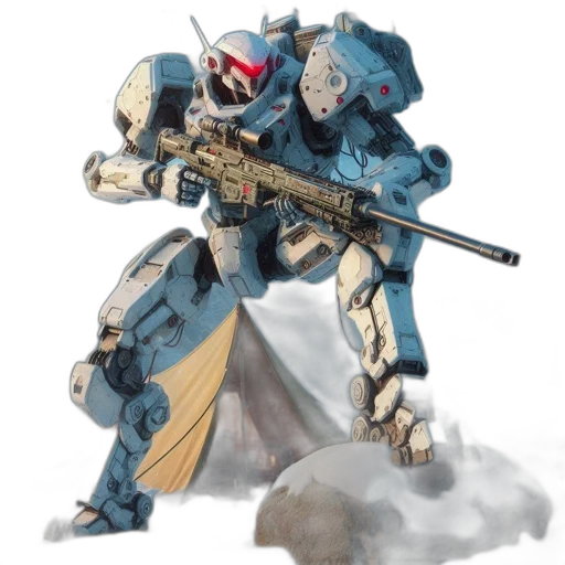 weapon, robot, concept art, watercolor transparent PNG cut-out