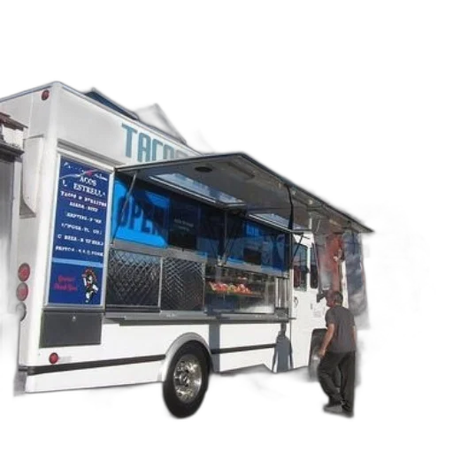 staff, food, truck, word transparent PNG cut-out