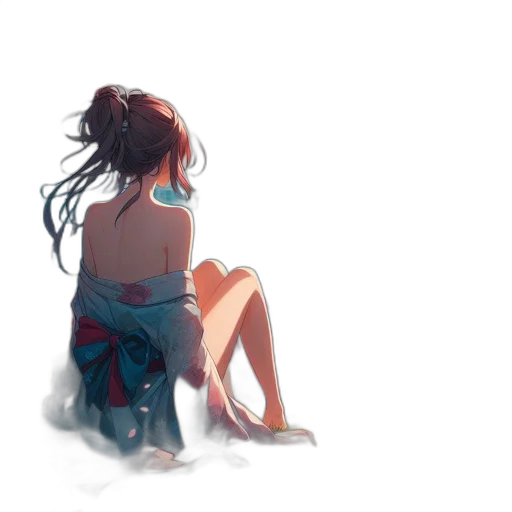 dress, creature, crown, hair transparent PNG cut-out
