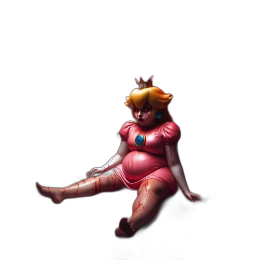 crown, dress, staff, creature transparent PNG cut-out