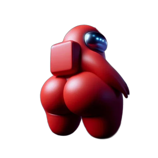 robot, animal, creature, 3d render transparent PNG cut-out
