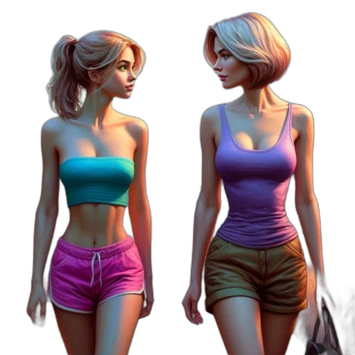 concept art, 3d render, fantasy art, comic book art transparent PNG cut-out