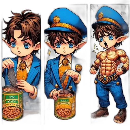 food, comic book art, pixel art, concept art transparent PNG cut-out