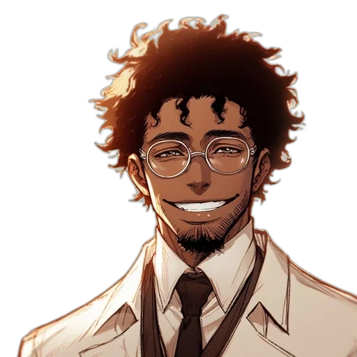 staff, face, cartoon, anime transparent PNG cut-out