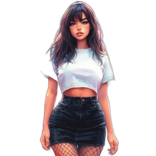 dress, jacket, face, creature transparent PNG cut-out