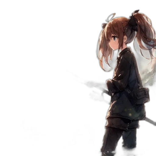 weapon, sword, staff, jacket transparent PNG cut-out