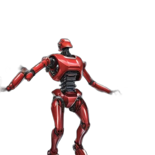 robot, creature, weapon, 3d render transparent PNG cut-out