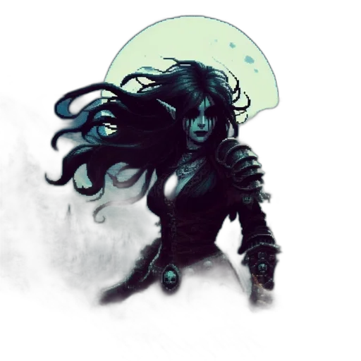 creature, mask, staff, concept art transparent PNG cut-out