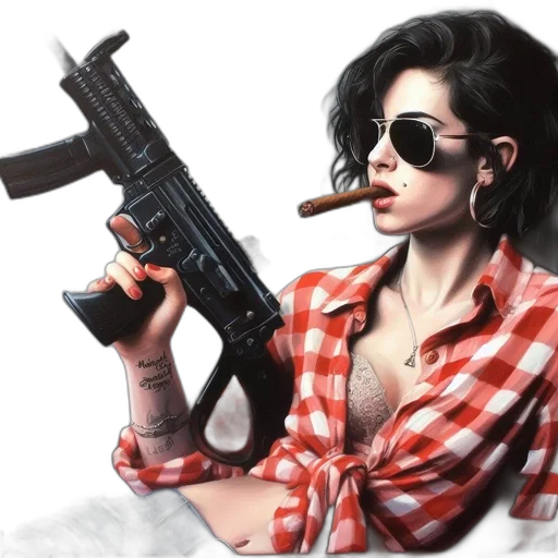 weapon, concept art, comic book art, photorealistic transparent PNG cut-out
