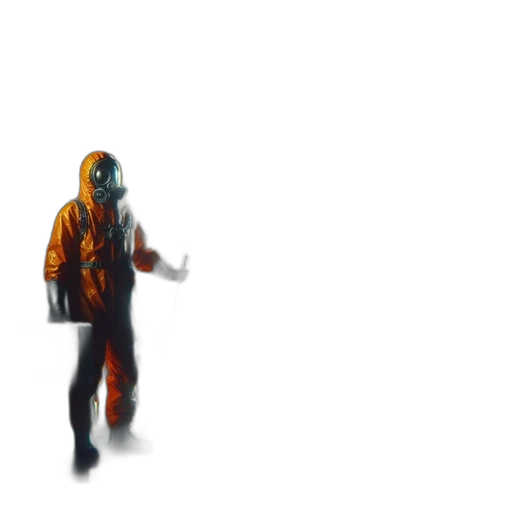 jacket, mask, robot, creature transparent PNG cut-out