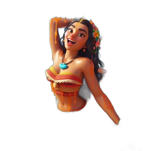 dress, crown, jewelry, 3d render transparent PNG cut-out