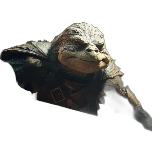 mask, staff, creature, face transparent PNG cut-out