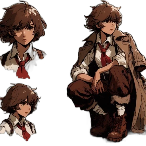 jacket, concept art, pixel art, comic book art transparent PNG cut-out