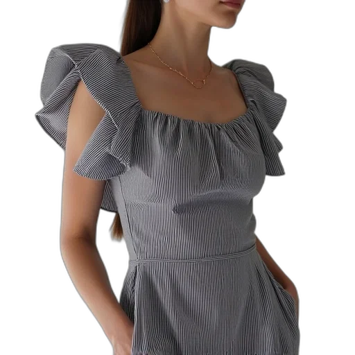 dress, 3d render, photorealistic, monochrome transparent PNG cut-out