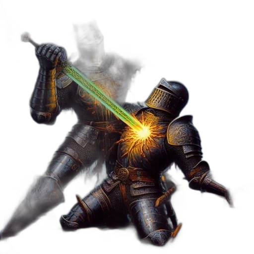 sword, weapon, staff, robot transparent PNG cut-out