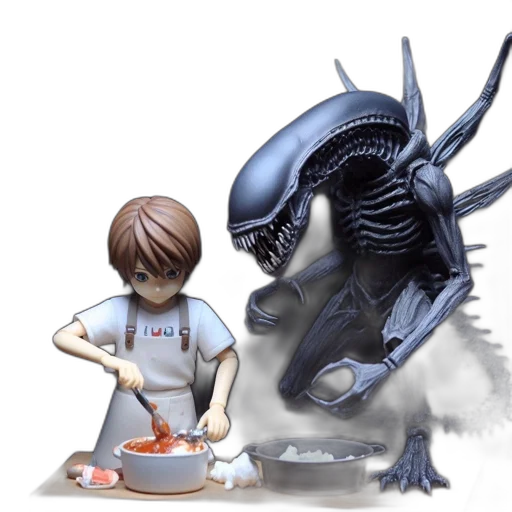 creature, food, robot, concept art transparent PNG cut-out