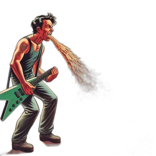 hair, comic book art, concept art, fantasy art transparent PNG cut-out