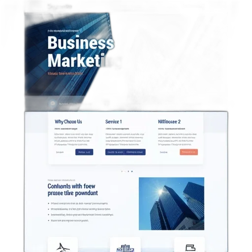 blue, modern, business, marketing transparent PNG cut-out