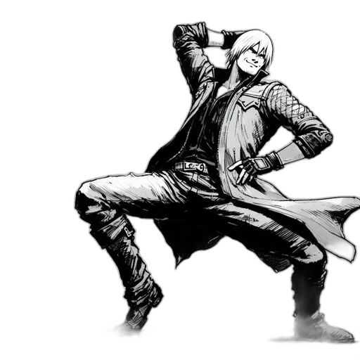 sword, jacket, weapon, mask transparent PNG cut-out