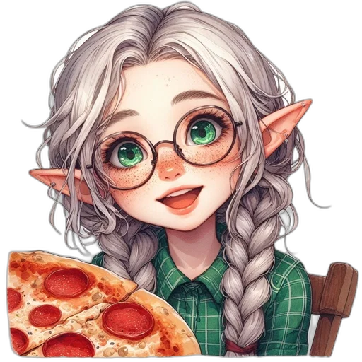 food, dragon, staff, face transparent PNG cut-out