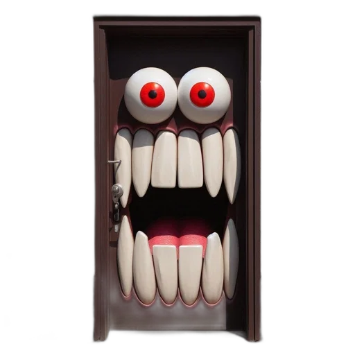 face, furniture, mask, creature transparent PNG cut-out