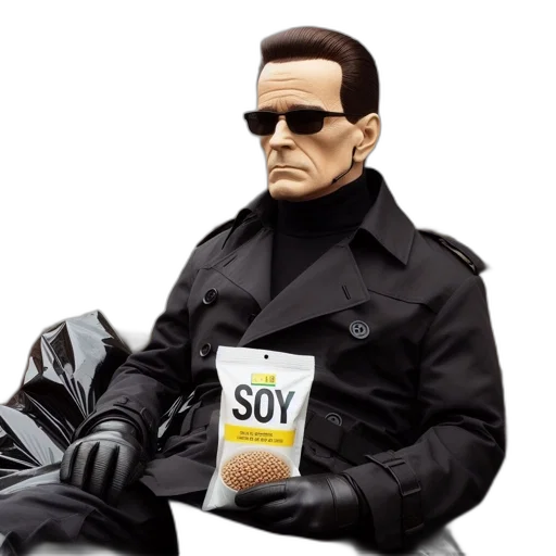 jacket, robot, 3d render, concept art transparent PNG cut-out