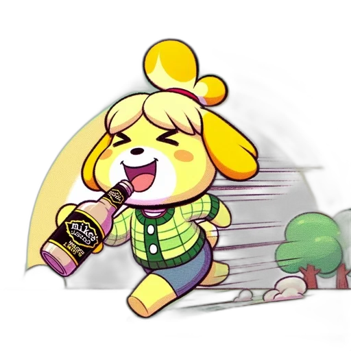 staff, animal, concept art, pixel art transparent PNG cut-out
