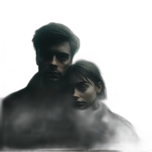 face, mask, jacket, concept art transparent PNG cut-out