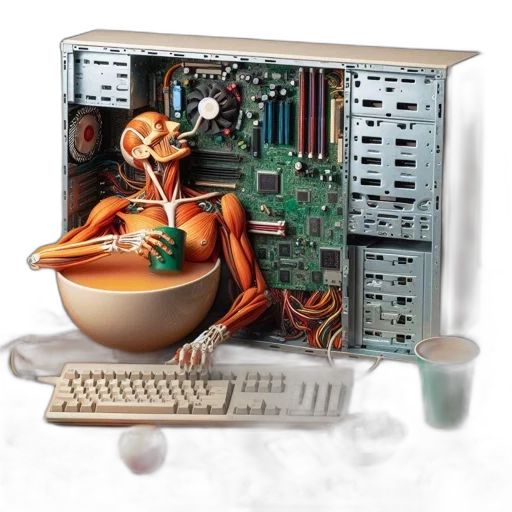 robot, furniture, food, 3d render transparent PNG cut-out
