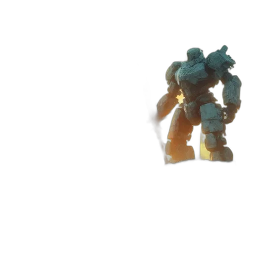 robot, weapon, creature, staff transparent PNG cut-out
