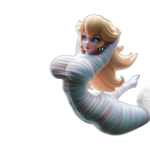 creature, hair, dress, weapon transparent PNG cut-out